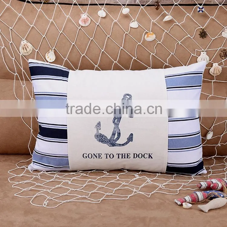 Cloth Art Marine Series Pillow Case Car Sofa Cushion Covers