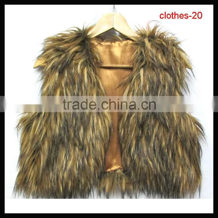 The newest fashion fur clothes