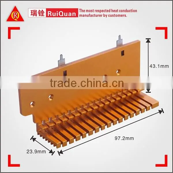 golden surface with low price Heat Sinks
