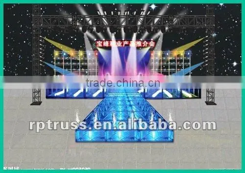 2014 RP aluminum adjustable stage with step
