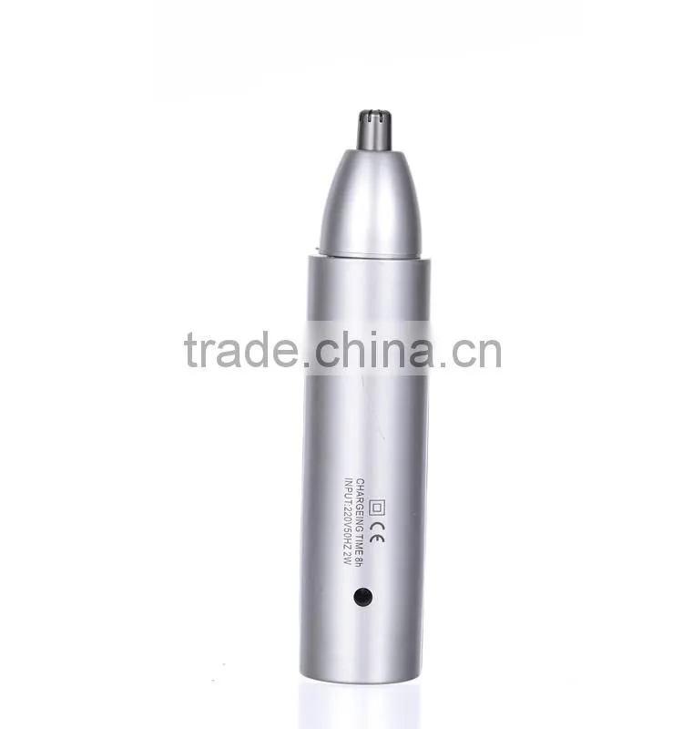 Steel cutting blades electric trim nose and ear hair trimmer