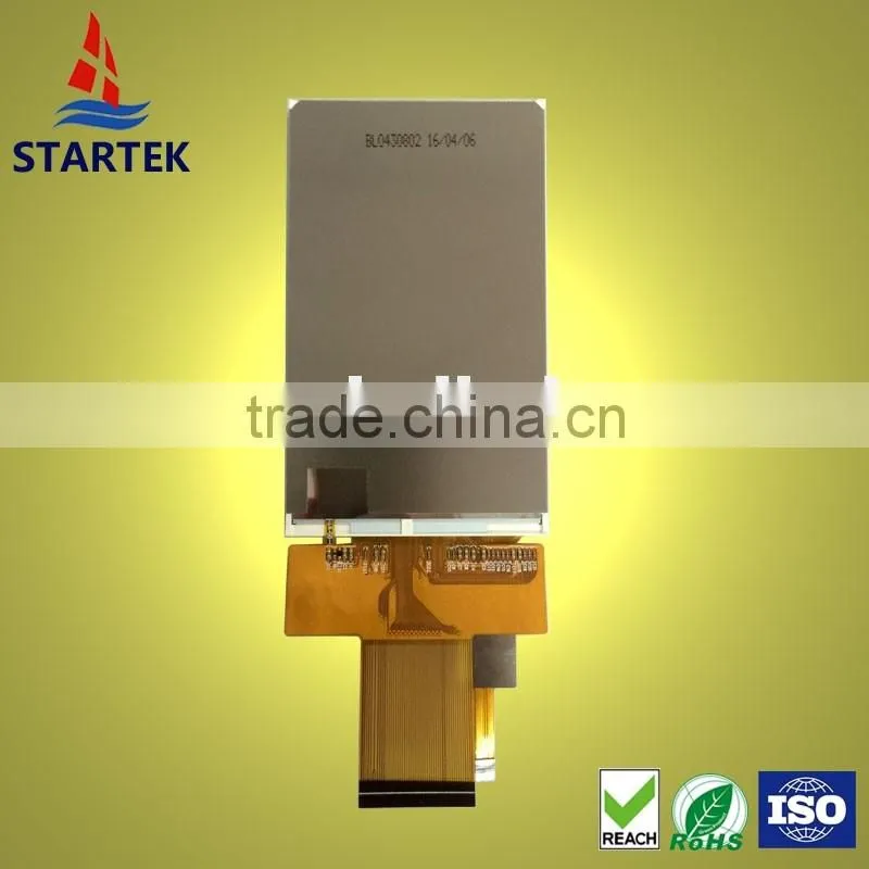 4.3 inch 480*800, ILI9806E high brightness, full viewing angle IPS LCD with build-in capacitive touch panel