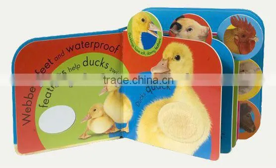 custom high quality board book printing, children board book printing