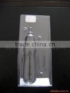 Clamshell blister packaging for hardware