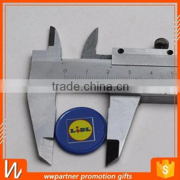 Custom Shopping Cart Token Free Plastic 2.3 cm Coin