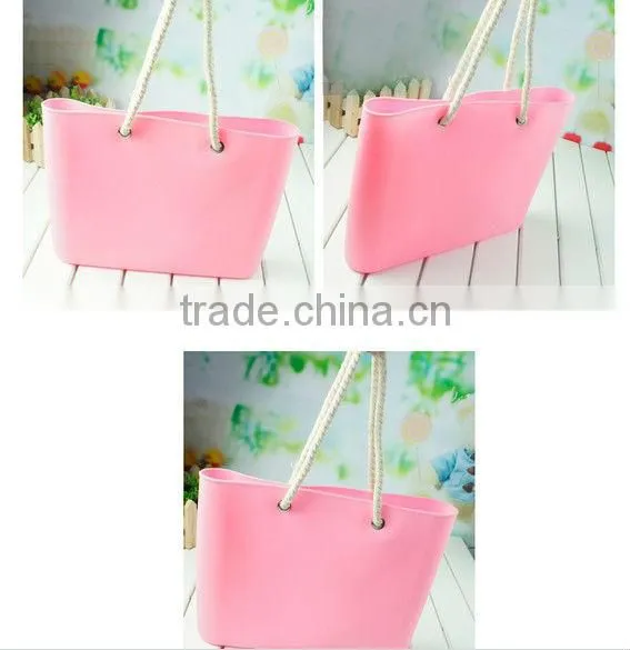 Hot sale colourful silicone bags & handbags