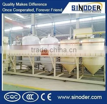 Supply Cooking oil refinery /mini crude oil refinery for food oil industry
