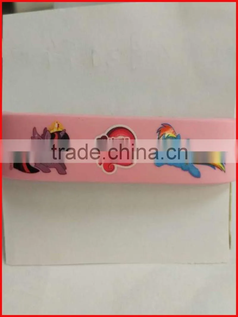 Waterproof kids wrist bracelet silicone watch