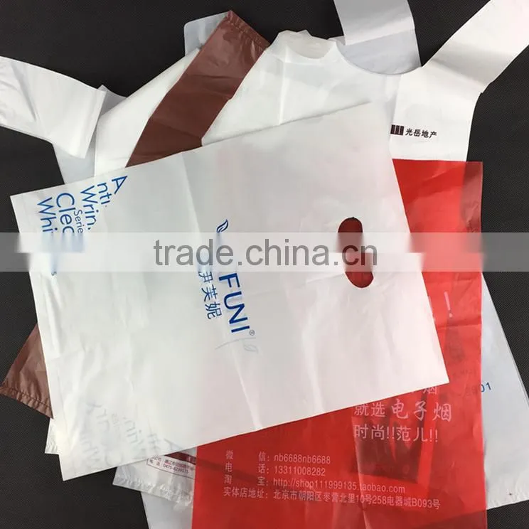Biodegradable Disposable Plastic HDPE Shopping Bags