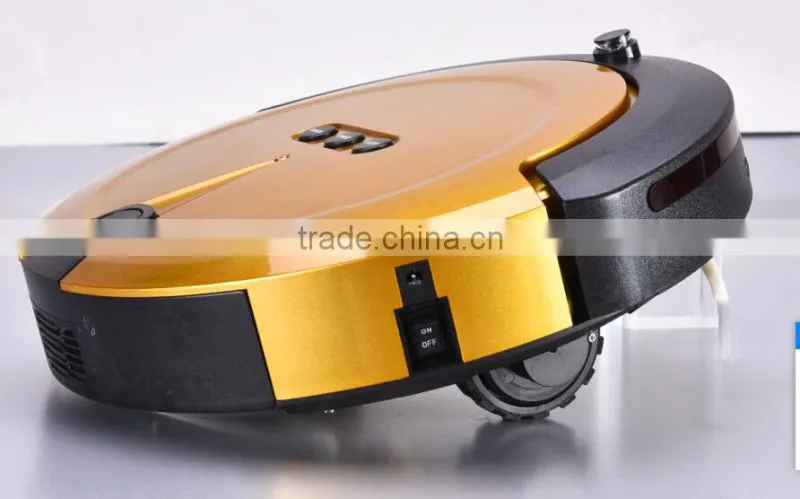 Multifunctional auto vacuum cleaner V-shaped Rolling Brush ,remote controller,recharge station,virtual wall
