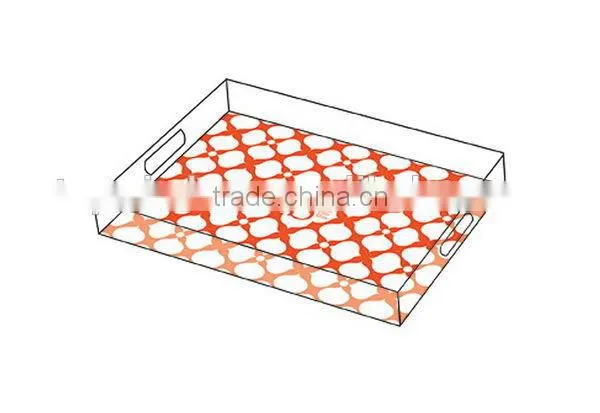 High quality hot-sale square acrylic tray