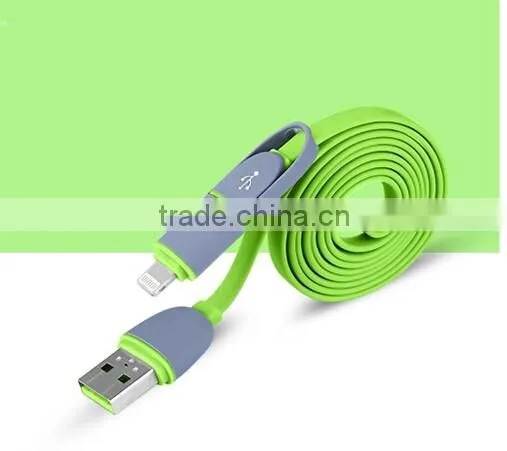 Ome Perfumed Data Cable Dual Side Micro Usb Cable For Samsung/ Iphone