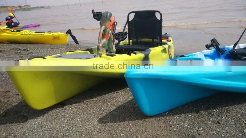 Single pedal drive kayak plastic kayak very hot!!!