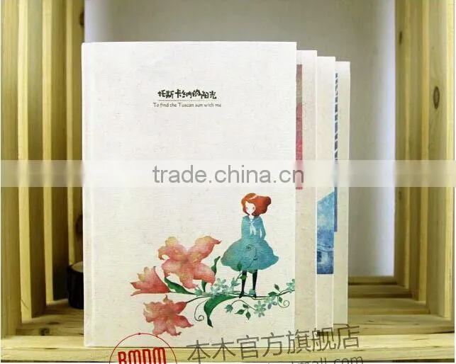 oil painting Paper cover book with Blank pages