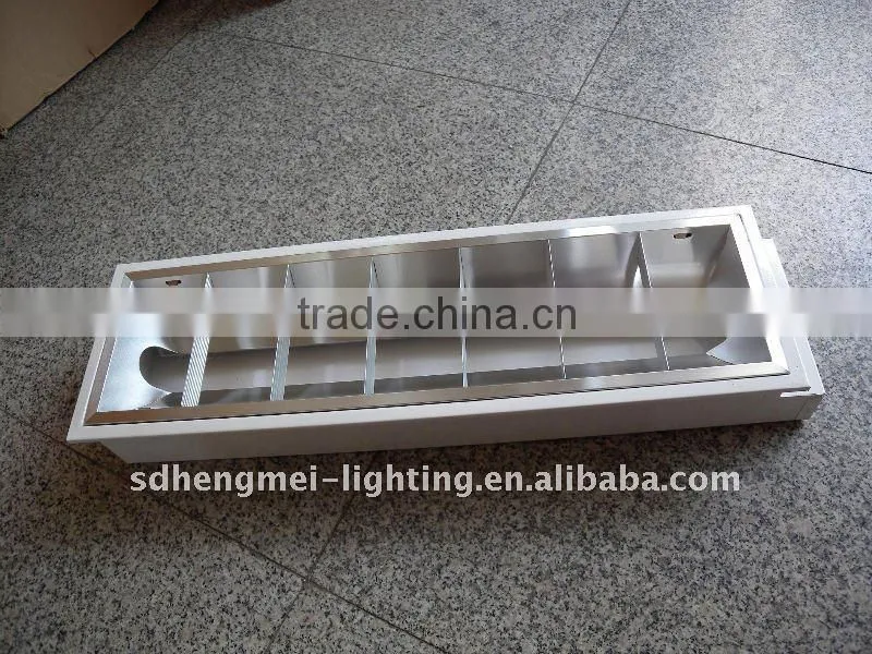T8 louver lighting luminaires