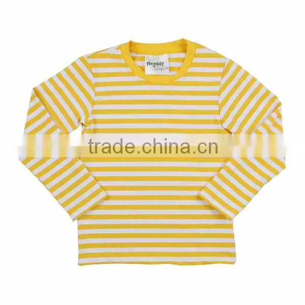 Hot sale long sleeve icing shirt oem service strip cotton shirt latest shirt designs for boys children's fall boutique clothing