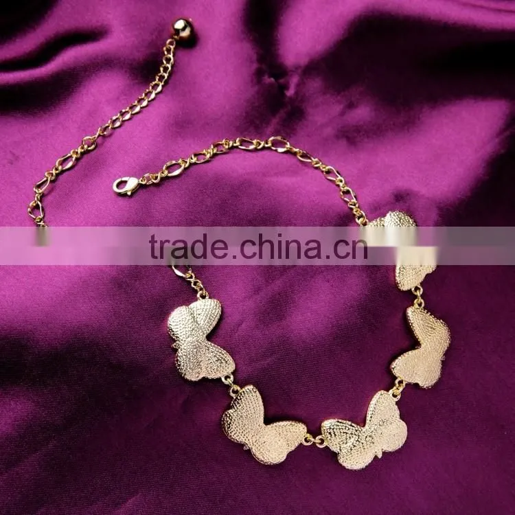 OEM/ODM Factory Direct Sale 2016 Latest Fashion Buterfly Pendant Necklace