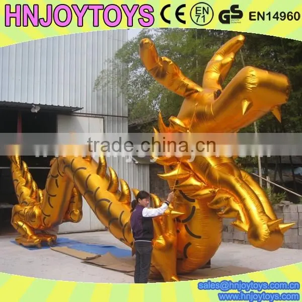 Giant inflatable zenith dragon