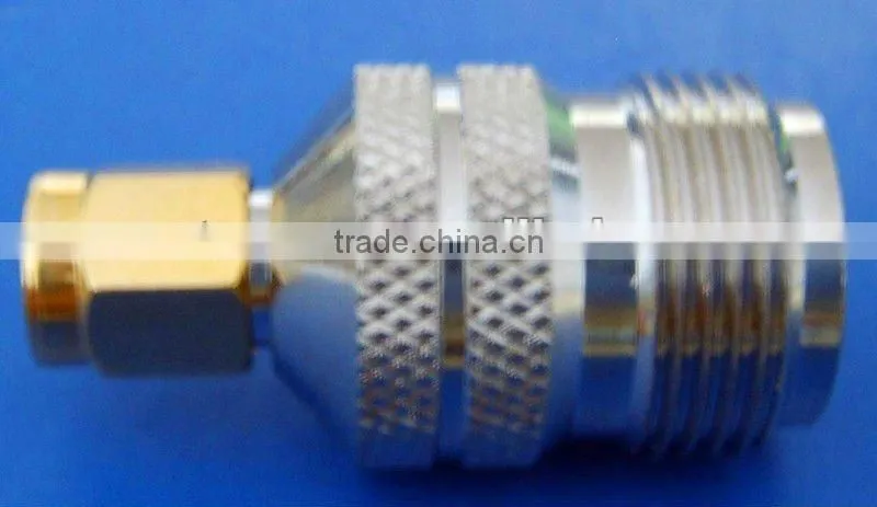 TNC male crimp connector 01 for cable, RF connector, Coaxial connector end 08