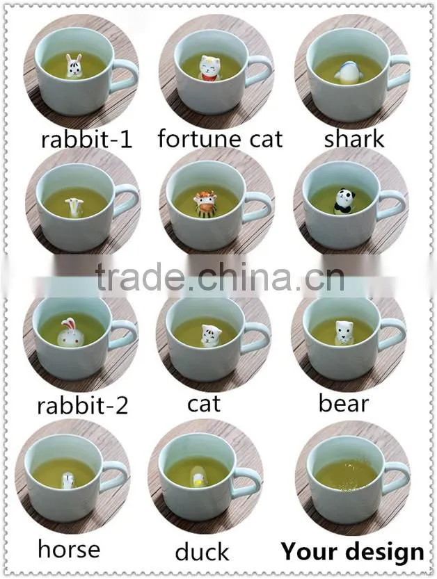 ceramic duck mug in duck design cup