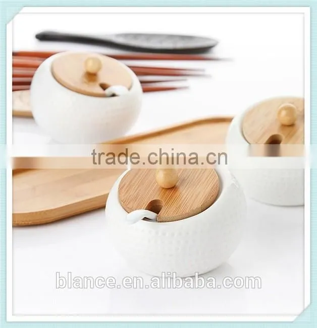 personalized ceramic spices canister set white