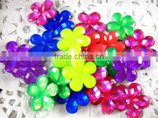 Shining Resin mini flower-Flat back resin craft(Cabochon)