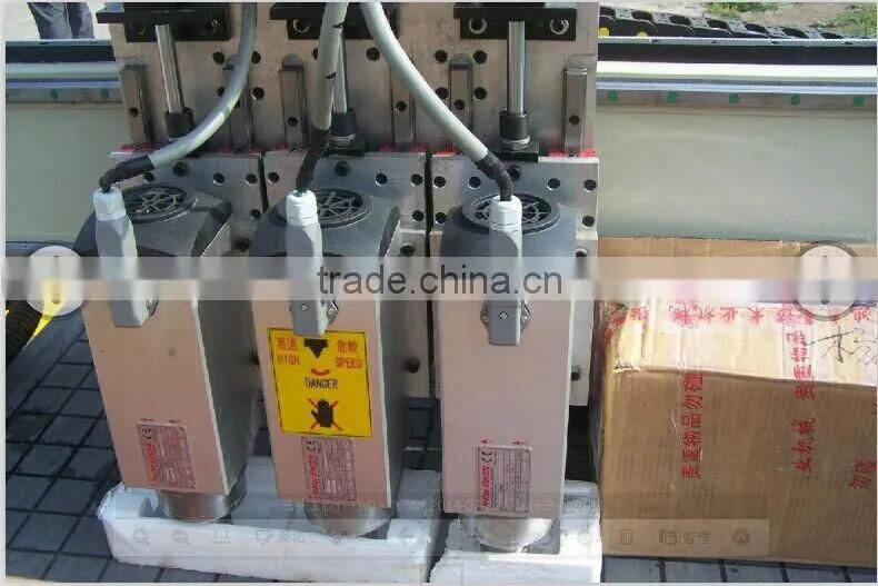 Top sales 3-spindles wood engraving machinary HSHM1325DK