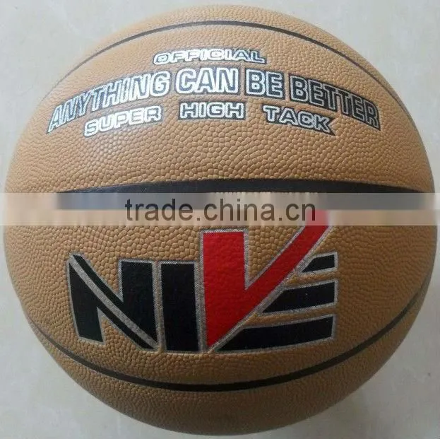 official laminated size 7 PU basketball