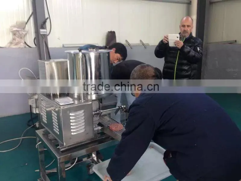 Hamburger making machine