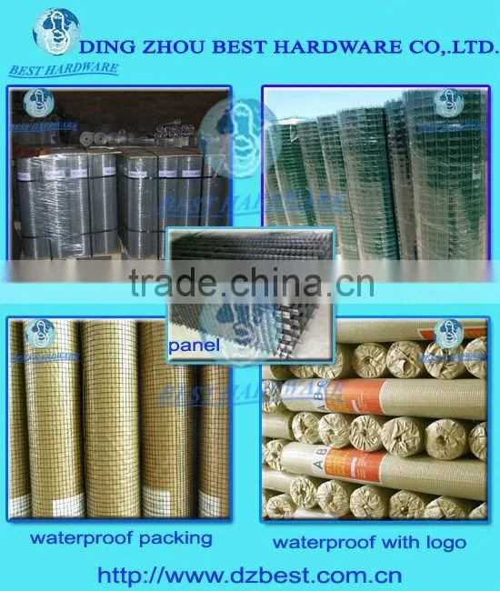 PVC coated electro galvanized welded mesh