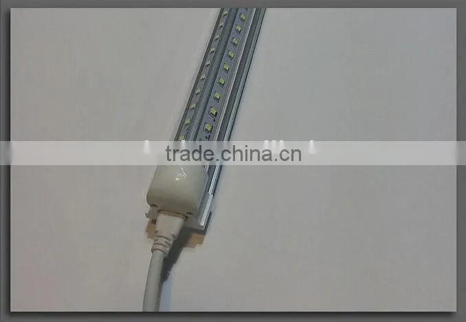 V Shape LED Cooler Lights 2ft led tube t8 integrated tube light 18W AC100-240V clear cover with CE RoHS listed t8 led tube