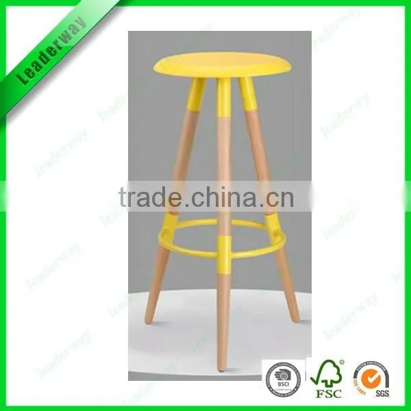 KD wooden bar stool top with different colors