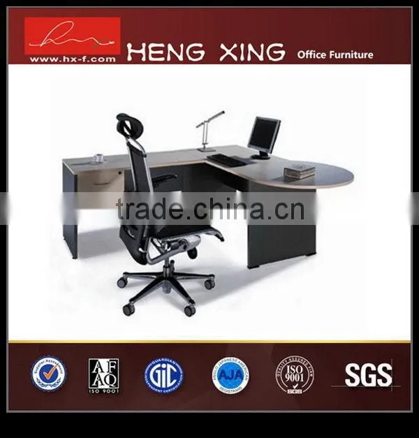 High potency top sell classic l shaped staff table office desk