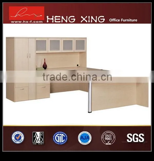 High quality newest wood office desk partition