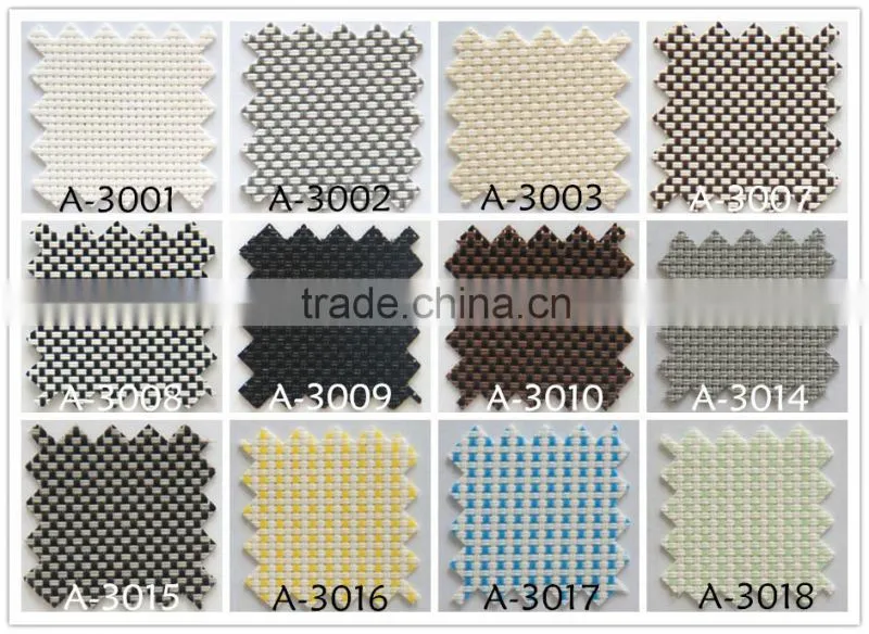 2015 new style pvc screen indoor roller blinds made in china pvc coated polyester fabric