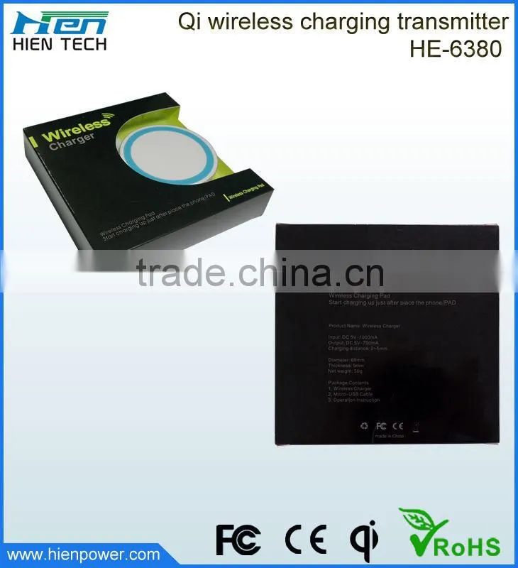Hot selling protable Wireless mobile Charger , multiple color for your choice