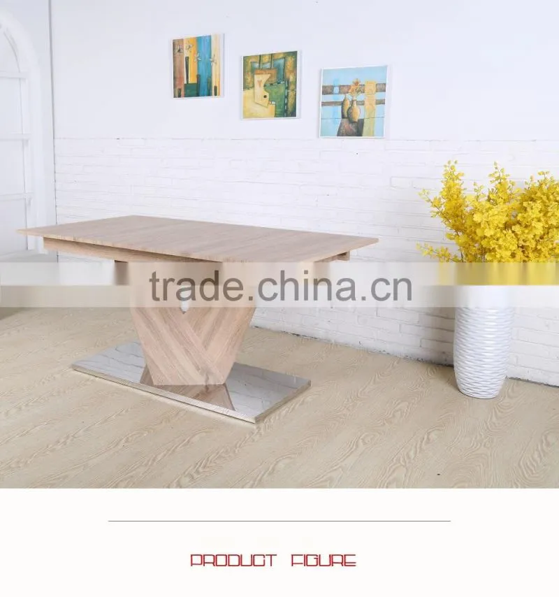 Extended MDF dining table