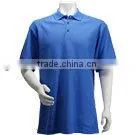 Customize golf polo with stripe / new stripe golf t-shirt