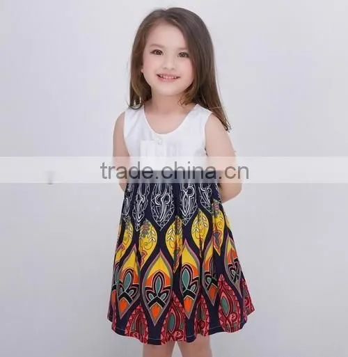 wholesale factory price baby kids party wear dresses boutique fashion kids dresses for girls 2016