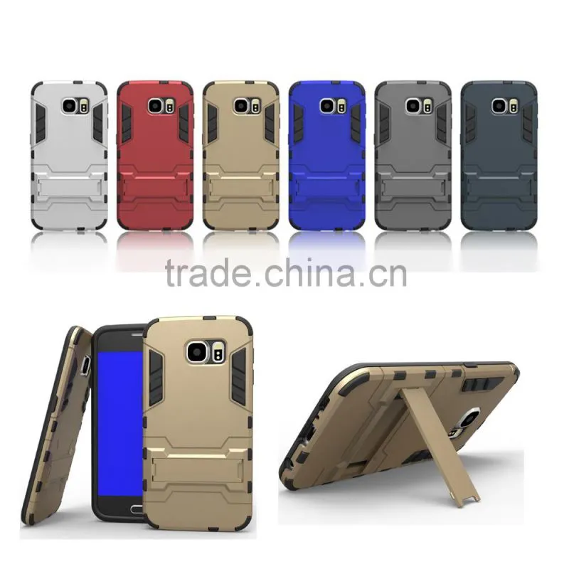 Hard hybrid silicone+pc case for Samsung Galaxy S6 armor case,for Samsung Galaxy S6 case