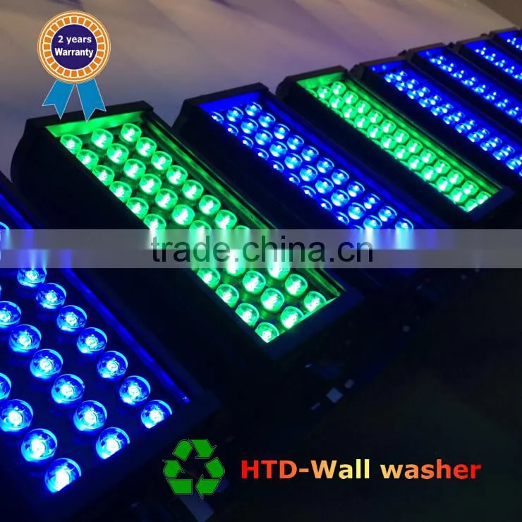 High power 72w IP65 RGB DMX led wall washer housing