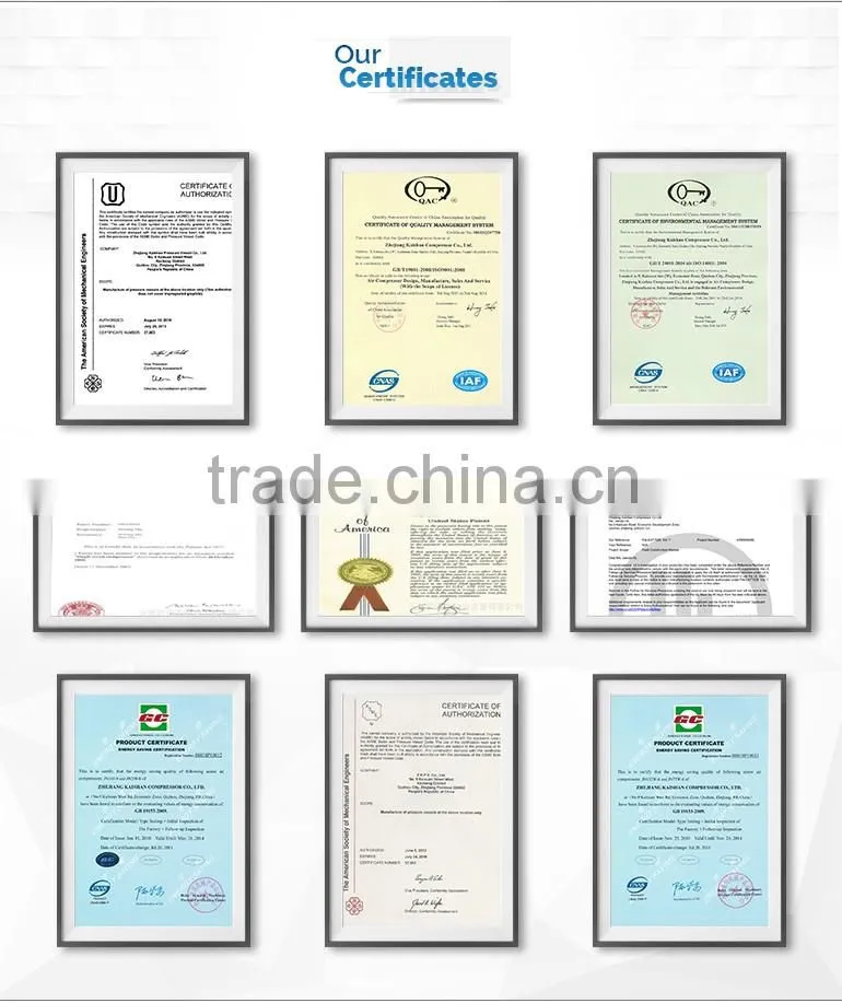 low power 75kw 10bar water cooling air compressor with ce iso certificate