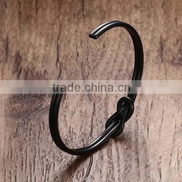 Personality Stainless Steel Jewelry Bowknot Three Colors Bracelet
