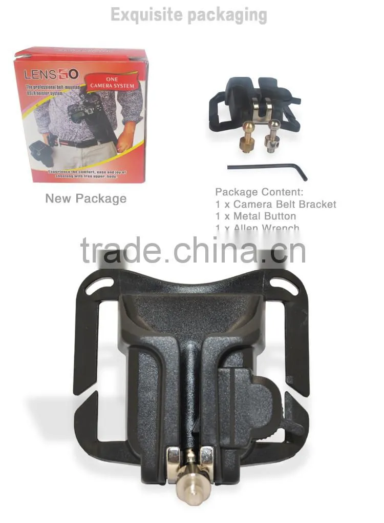 High quality camera hard plastic waist belt buckle for camera straps