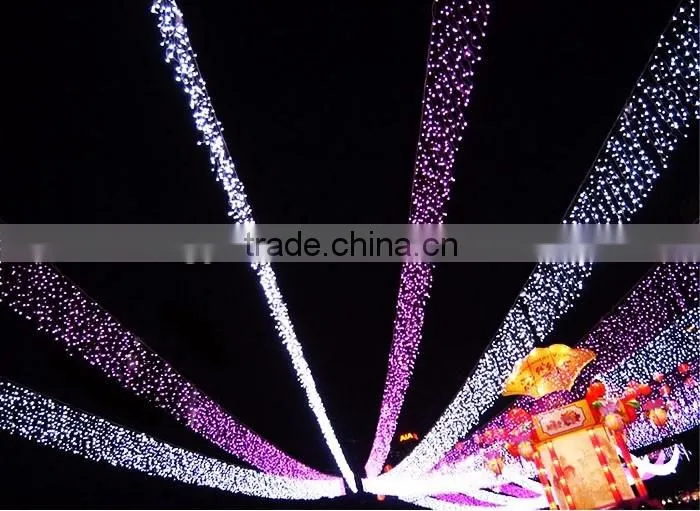 beautiful 10m 100LED maple leaf shape decoration rope light