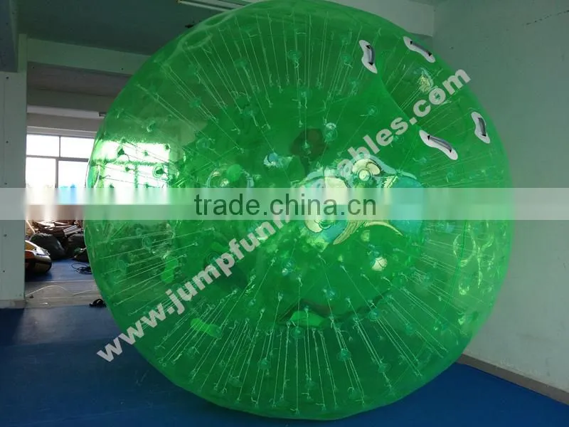 cheap 1.0mm PVC Zorb Ball,3 meter diameter Inflatable Zorb Ball for adults