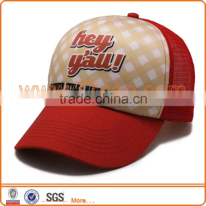 Hight quality Custom Printed Trucker Cap and hat