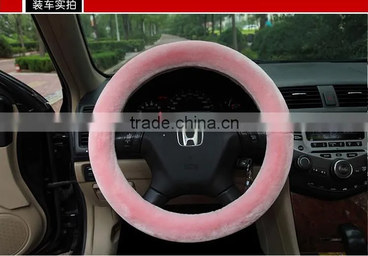 Hot sell !! ZHIXIA Brand High quality PU leather car steering wheel covers made in China