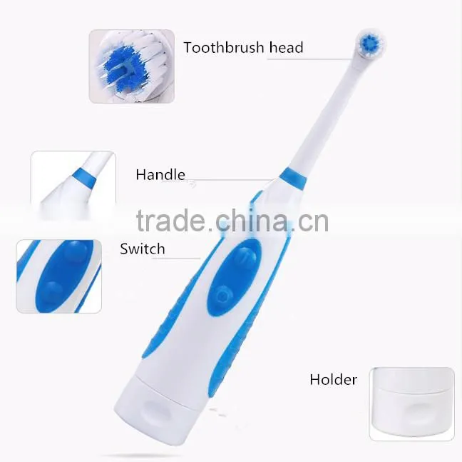 Updated version electrical toothbrush set with toothbrush holder and four toothbrush head