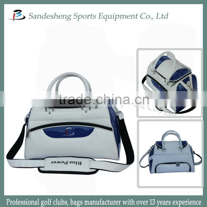 Genuine Leather Golf Travel Bag/Golf Clothing Bag